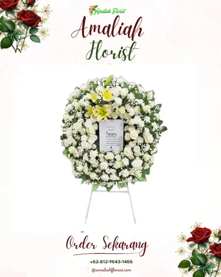 Krans Bunga Duka Kepulungan